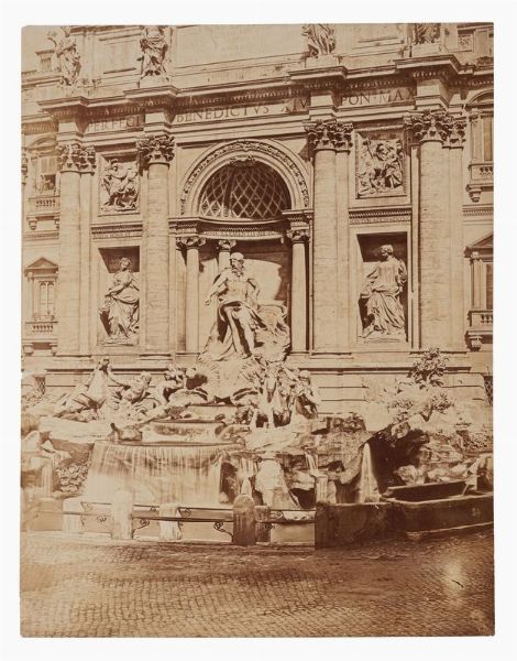JAMES ANDERSON : Roma. Fontana di Trevi.  - Asta Fotografie storiche - Associazione Nazionale - Case d'Asta italiane