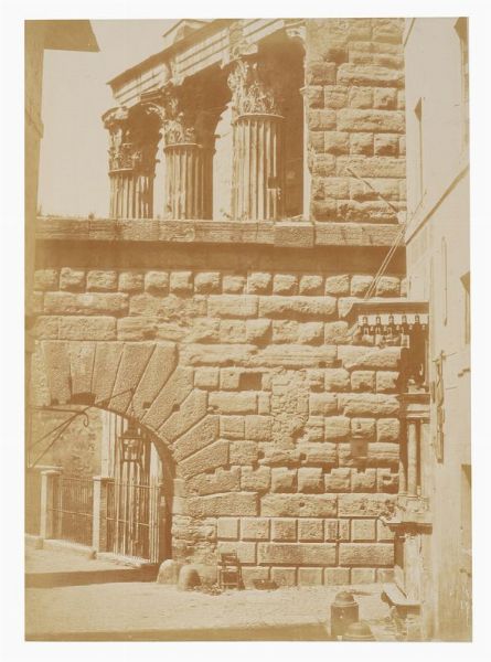 ROBERT MACPHERSON : Roma. Foro di Nerva e Arco dei Pantani.  - Asta Fotografie storiche - Associazione Nazionale - Case d'Asta italiane