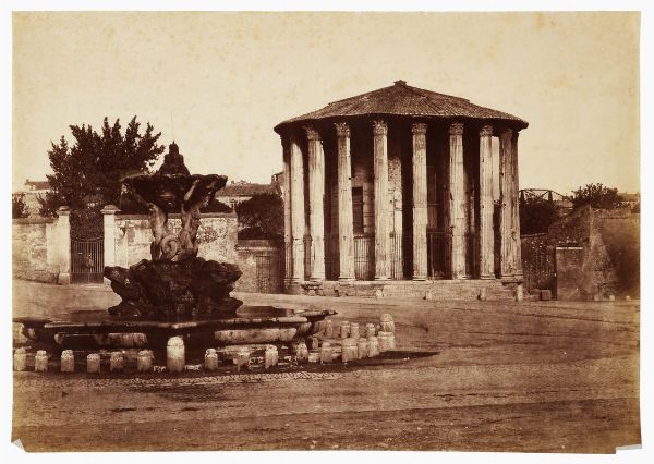 TOMMASO CUCCIONI : Roma. Tempio di Vesta.  - Asta Fotografie storiche - Associazione Nazionale - Case d'Asta italiane