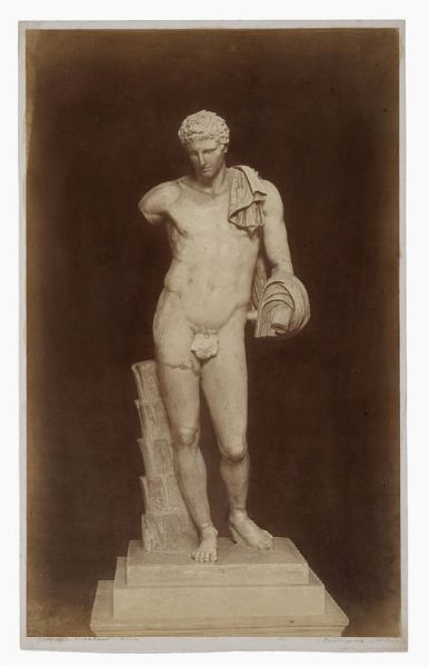 TOMMASO CUCCIONI : Roma. Musei Vaticani. Antinoo del Belvedere.  - Asta Fotografie storiche - Associazione Nazionale - Case d'Asta italiane