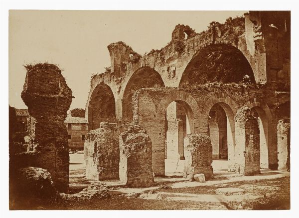 Roma. Basilica di Massenzio.  - Asta Fotografie storiche - Associazione Nazionale - Case d'Asta italiane