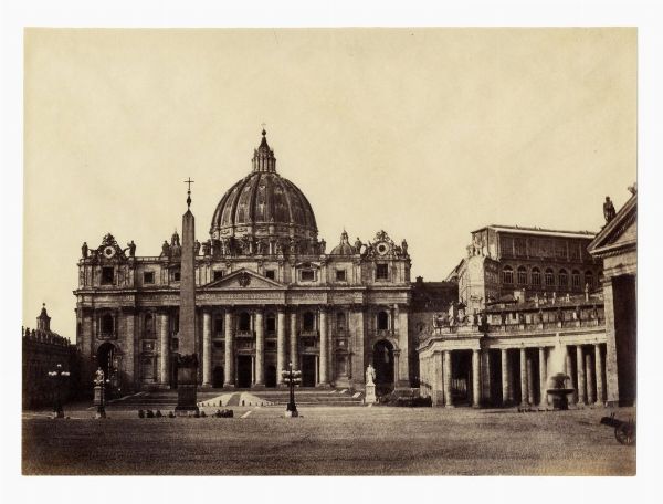 Roma. Piazza San Pietro.  - Asta Fotografie storiche - Associazione Nazionale - Case d'Asta italiane