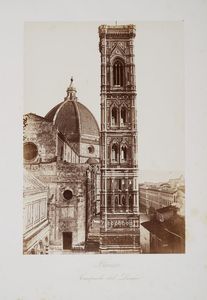 LEOPOLDO ALINARI - Firenze. Campanile di Giotto.
