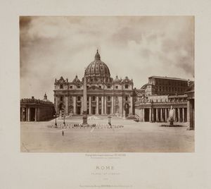 CHARLES SOULIER - Roma. Piazza San Pietro.
