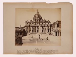 Lotto di otto vedute di Roma.  - Asta Fotografie storiche - Associazione Nazionale - Case d'Asta italiane