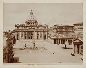 Lotto di dodici fotografie di autori vari: vedute di Roma.  - Asta Fotografie storiche - Associazione Nazionale - Case d'Asta italiane