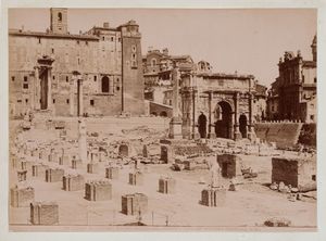 Lotto di dodici fotografie di autori vari: vedute di Roma.  - Asta Fotografie storiche - Associazione Nazionale - Case d'Asta italiane