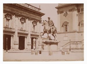 Lotto di dodici fotografie di autori vari: vedute di Roma.  - Asta Fotografie storiche - Associazione Nazionale - Case d'Asta italiane