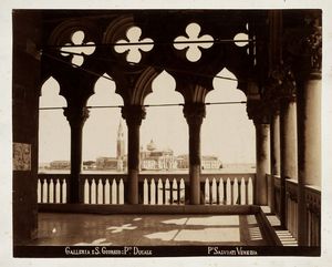 PAOLO SALVIATI - Lotto di 16 vedute di Venezia.