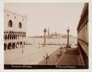 PAOLO SALVIATI : Lotto di 16 vedute di Venezia.  - Asta Fotografie storiche - Associazione Nazionale - Case d'Asta italiane