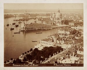 PAOLO SALVIATI : Lotto di 16 vedute di Venezia.  - Asta Fotografie storiche - Associazione Nazionale - Case d'Asta italiane