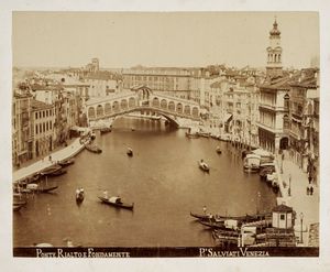 PAOLO SALVIATI : Lotto di 16 vedute di Venezia.  - Asta Fotografie storiche - Associazione Nazionale - Case d'Asta italiane