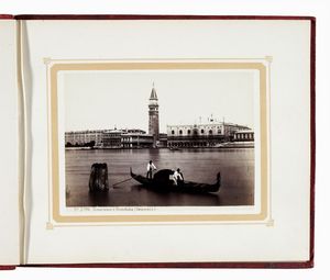 GIORGIO SOMMER : Album 'Venezia', con 26 albumine.  - Asta Fotografie storiche - Associazione Nazionale - Case d'Asta italiane
