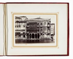 GIORGIO SOMMER : Album 'Venezia', con 26 albumine.  - Asta Fotografie storiche - Associazione Nazionale - Case d'Asta italiane