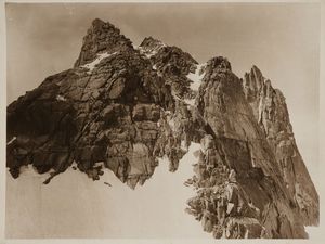 VITTORIO SELLA - Aiguille du Midi, dal Col du Midi.