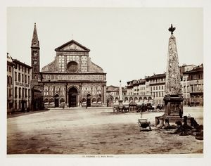 Scatola con una raccolta di 43 fotografie: vedute di Firenze.  - Asta Fotografie storiche - Associazione Nazionale - Case d'Asta italiane