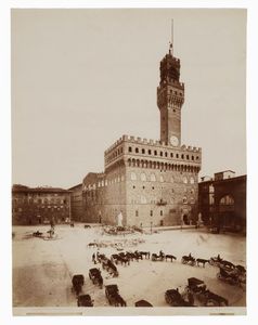 ALFRED AUGUST NOACK - Firenze. Palazzo Vecchio.