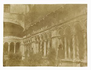 GIACOMO CANEVA - Roma. Chiostro della Basilica di San Giovanni in Laterano.