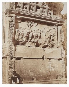 JAMES ANDERSON - Roma. Arco di Tito. Bassorilievo con il corteo trionfale e le spoglie del Tempio di Salomone.