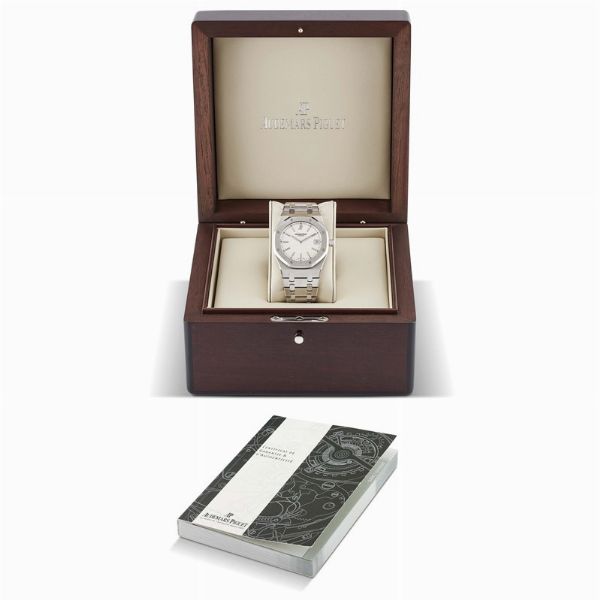 AUDEMARS PIGUET ROYAL OAK JUMBO REF. 15202ST N. G203XX ANNO 2008  - Asta Orologi da polso e da tasca  - Associazione Nazionale - Case d'Asta italiane