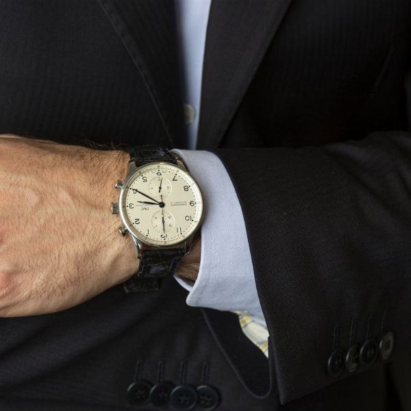 INTERNATIONAL WATCH COMPANY : IWC PORTOGHESE REF. 3714-17 N. 32157XX ANNO 2007  - Asta Orologi da polso e da tasca  - Associazione Nazionale - Case d'Asta italiane