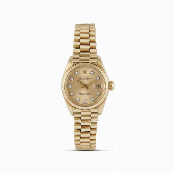 ROLEX : ROLEX DATEJUST LADY REF. 6917 N. 56671XX ANNO 1978  - Asta Orologi da polso e da tasca  - Associazione Nazionale - Case d'Asta italiane
