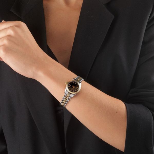 ROLEX : ROLEX DATE LADY ACCIAIO E ORO REF. 6917 N. 40534XX ANNO 1975  - Asta Orologi da polso e da tasca  - Associazione Nazionale - Case d'Asta italiane