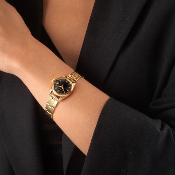 ROLEX : ROLEX DATEJUST LADY ORO GIALLO REF. 6517 N. 9417X ANNO 1962  - Asta Orologi da polso e da tasca  - Associazione Nazionale - Case d'Asta italiane