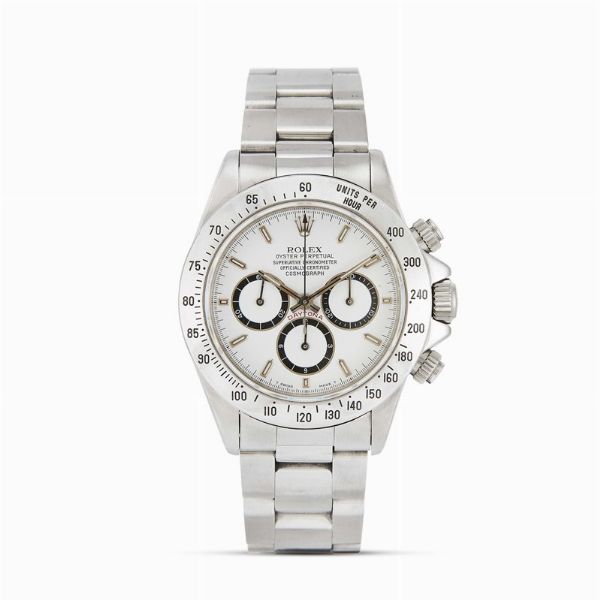 ROLEX DAYTONA REF. 16520 SEI ROVESCIATO N. W3264XX ANNO 1995  - Asta Orologi da polso e da tasca  - Associazione Nazionale - Case d'Asta italiane