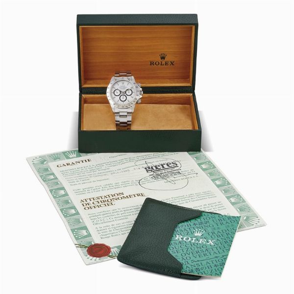 ROLEX DAYTONA REF. 16520 SEI ROVESCIATO N. W3264XX ANNO 1995  - Asta Orologi da polso e da tasca  - Associazione Nazionale - Case d'Asta italiane