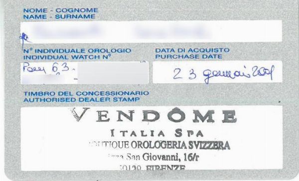 PANERAI LUMINOR GMT PAM00063 N. C14XX/1500 ANNO 2001  - Asta Orologi da polso e da tasca  - Associazione Nazionale - Case d'Asta italiane