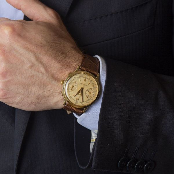 EBERHARD & CO. EXTRA-FORT REF. 1602  - Asta Orologi da polso e da tasca  - Associazione Nazionale - Case d'Asta italiane