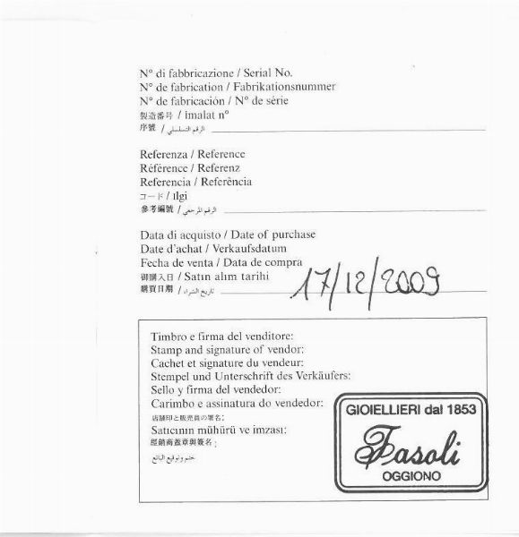 bulgari : BULGARI DIAGONO REF. DG 35 G ANNO 2009  - Asta Orologi da polso e da tasca  - Associazione Nazionale - Case d'Asta italiane