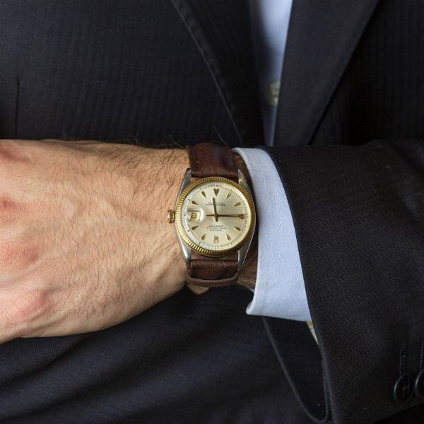 ROLEX DATEJUST REF. 6605 ACCIAIO E ORO  - Asta Orologi da polso e da tasca  - Associazione Nazionale - Case d'Asta italiane