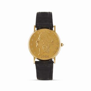 CORUM OROLOGIO MONETA DA 20$ AMERICANI  - Asta Orologi da polso e da tasca  - Associazione Nazionale - Case d'Asta italiane