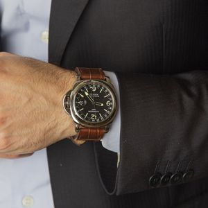 PANERAI LUMINOR GMT PAM00063 N. C14XX/1500 ANNO 2001  - Asta Orologi da polso e da tasca  - Associazione Nazionale - Case d'Asta italiane