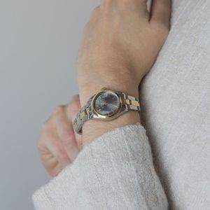 ROLEX : ROLEX DATE LADY ACCIAIO E ORO REF. 6916 SIGMA DIAL N. 35984XX ANNO 1973  - Asta Orologi da polso e da tasca  - Associazione Nazionale - Case d'Asta italiane