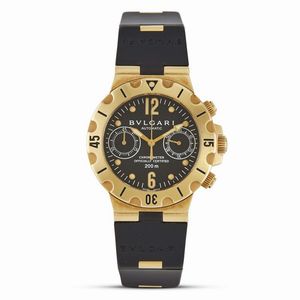bulgari - BULGARI DIAGONO SCUBA CRONOGRAFO REF. SC38G N. L11XX