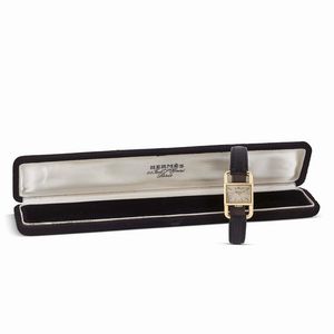 JAEGER LE COULTRE : JAEGER LE COULTRE HERMES PARIS LUCCHETTO N. 1776XX  - Asta Orologi da polso e da tasca  - Associazione Nazionale - Case d'Asta italiane