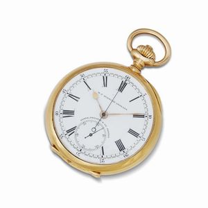 PATEK PHILIPPE - PATEK PHILIPPE & CIE GONDOLO "BUENO DE ANDRADA" OROLOGIO DA TASCA CRONOGRAFO N. 2415XX