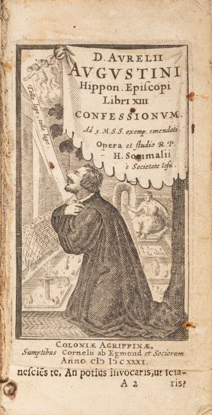Agostino Aurelio, santo : Confessionum  - Asta Libri, autografi e stampe - Associazione Nazionale - Case d'Asta italiane