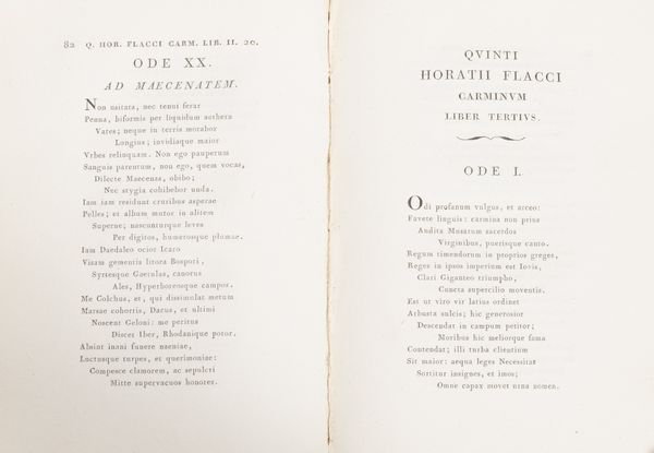 Quinto Orazio  Flacco : Opera  - Asta Libri, autografi e stampe - Associazione Nazionale - Case d'Asta italiane