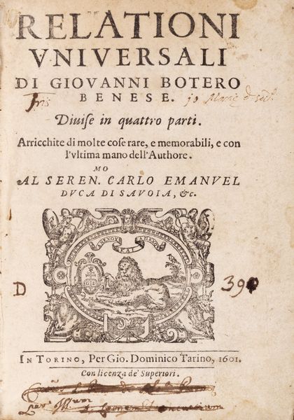Charles Du Moulin : Traite des fiefs de Dumoulin, analyse et confere avec les autres feudistes  - Asta Libri, autografi e stampe - Associazione Nazionale - Case d'Asta italiane