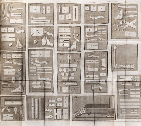 Giovanni Luigi Petit : Trattato de' mali delle ossa, in cui si rappresentano gli apparecchi, e le macchine che convengono alla loro guarigione.  - Asta Libri, autografi e stampe - Associazione Nazionale - Case d'Asta italiane