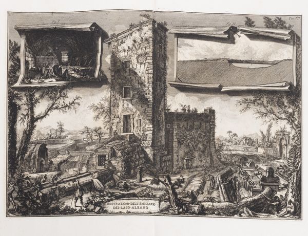 Piranesi, Giovanni Battista : Antichit d'Albano e di Castel Gandolfo descritte ed incise da Giovambattista Piranesi  - Asta Libri, autografi e stampe - Associazione Nazionale - Case d'Asta italiane