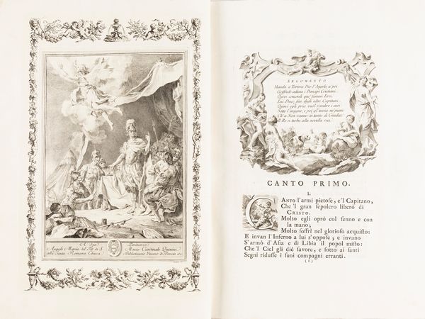 Tasso, Torquato : La Gerusalemme Liberata  - Asta Libri, autografi e stampe - Associazione Nazionale - Case d'Asta italiane