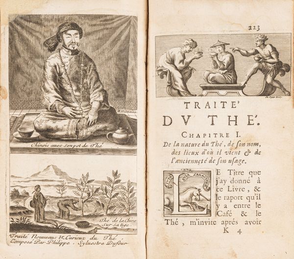 Deani Pacifico : Traitez nouveaux & curieux du Caf, du Th et du Chocolate  - Asta Libri, autografi e stampe - Associazione Nazionale - Case d'Asta italiane