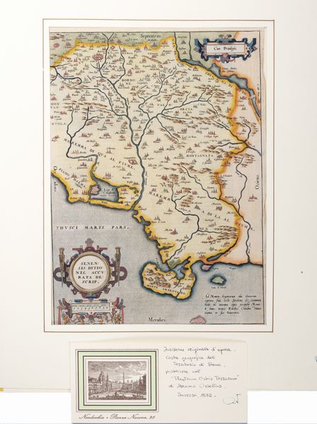 Abraham Ortelius : Senensis ditionis accurata descrip.  - Asta Libri, autografi e stampe - Associazione Nazionale - Case d'Asta italiane
