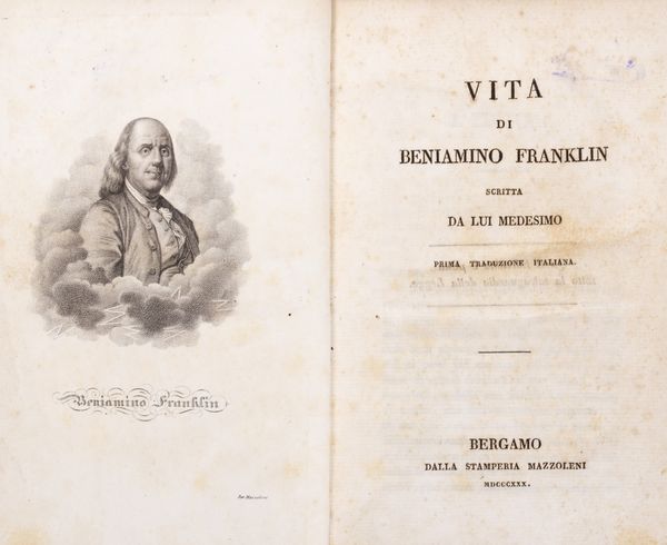 Benjamin Franklin : Vita scritta da lui medesimo.  - Asta Libri, autografi e stampe - Associazione Nazionale - Case d'Asta italiane