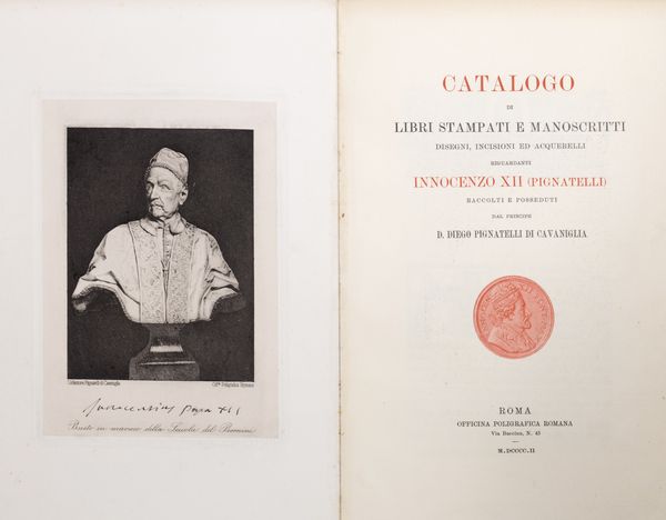 Innocenzo Asconava : Le glorie partenopee [...] su l'elettione gloriosa al papato [...] Antonio Pignatello  - Asta Libri, autografi e stampe - Associazione Nazionale - Case d'Asta italiane